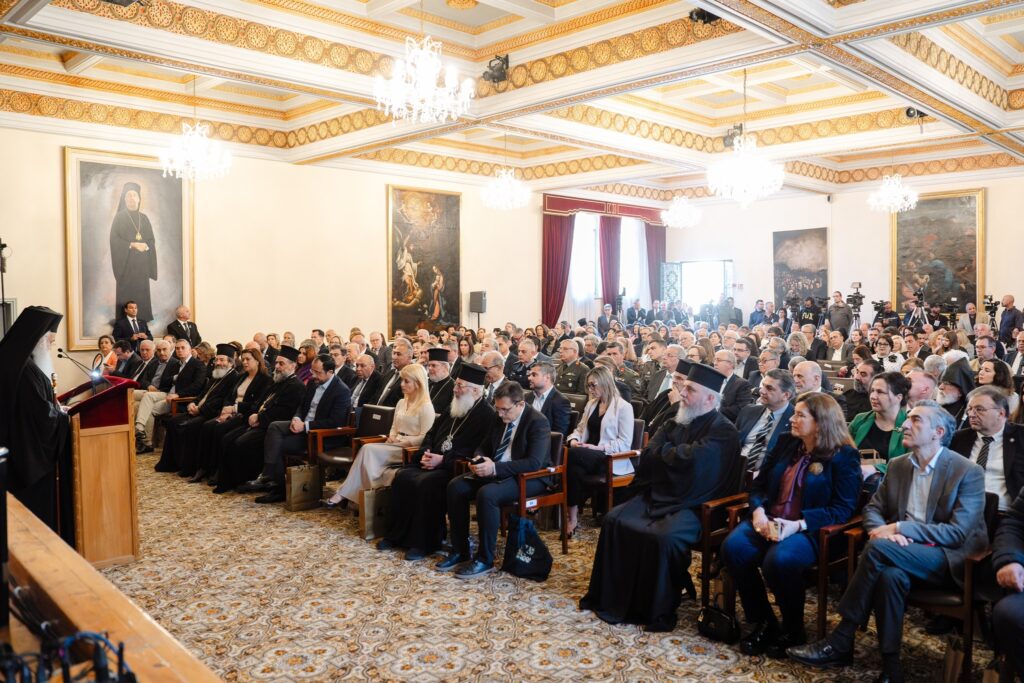 Приветствие от Архиепископа Кипра, г-на Георгий на открытии Византийского музея Фонда архиепископа Макариоса III
