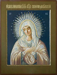 Молитва пред иконою Божией Матери «Умиление» (Серафимо-Дивеевской)