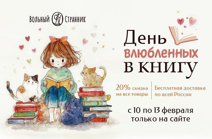 «Вольный Странник» проводит акцию «День влюбленных в книгу»