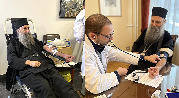 Сербский патриарх призвал к участию в добровольной сдачи крови