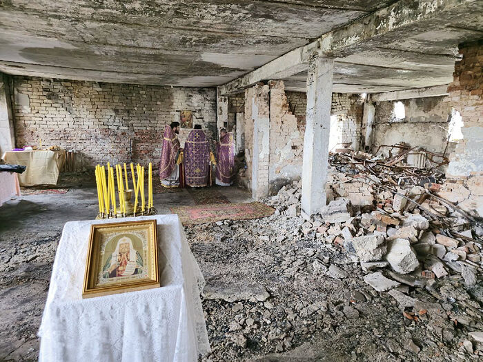 В Угледаре прошло богослужение в честь свт. Тихона, Патриарха Всероссийского