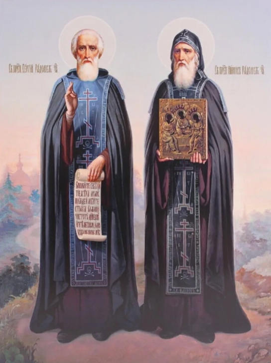 Тропарь общий преподобным Сергию и Никону