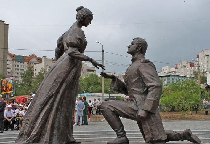 Памятник «Любовь и верность» в Чите