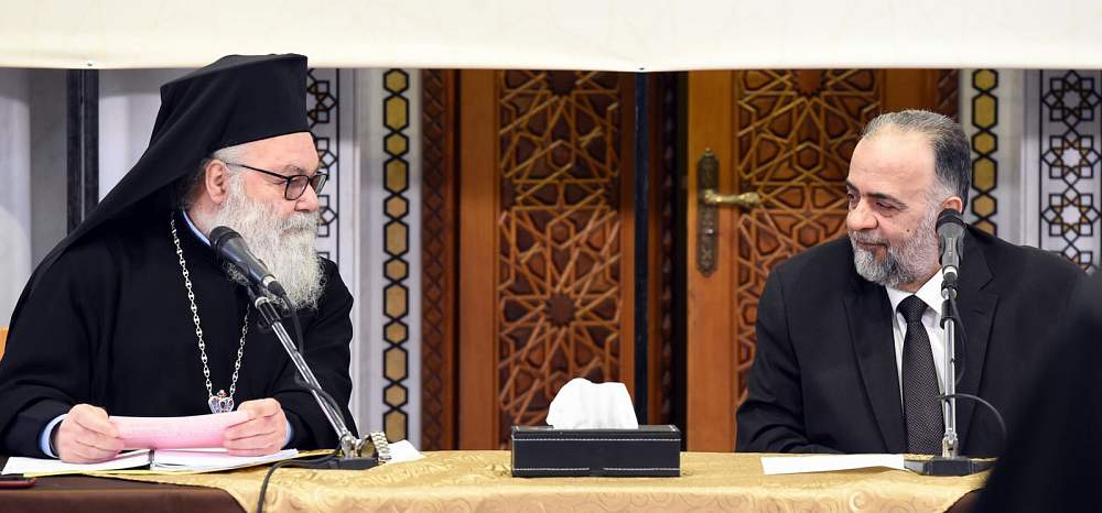 Лекция Блаженнейшего Патриарха Иоанна X в мечети Аль-Осман