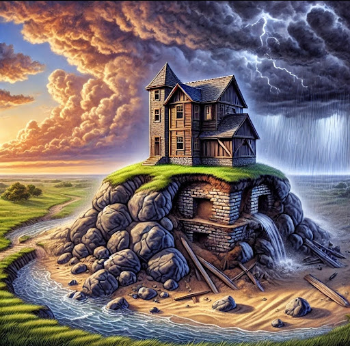 Притча о доме, построенном на скале