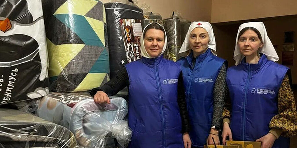 Патриаршая гуманитарная миссия доставила гуманитарный груз в город Грайворон Белгородской области