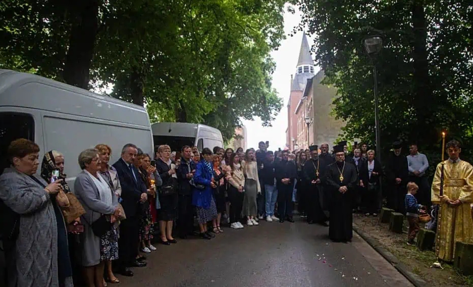 Визит афонских монахов в Брюссель