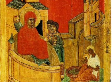 Рождество Богородицы на русских иконах