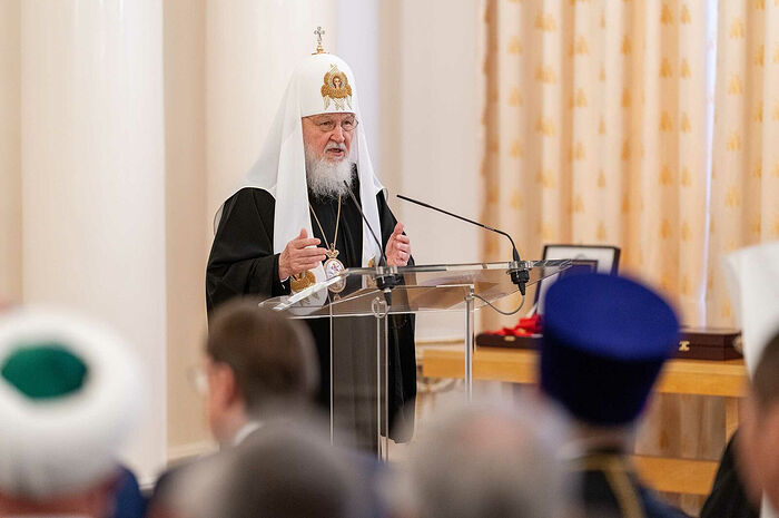 Предстоятель Русской Православной Церкви принял участие в Пасхальном приеме в Министерстве иностранных дел России