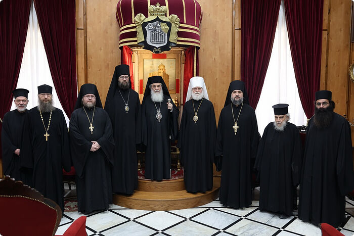 Иерусалимский Патриарх встретился с представителями Эстонской Православной Христианской Церкви