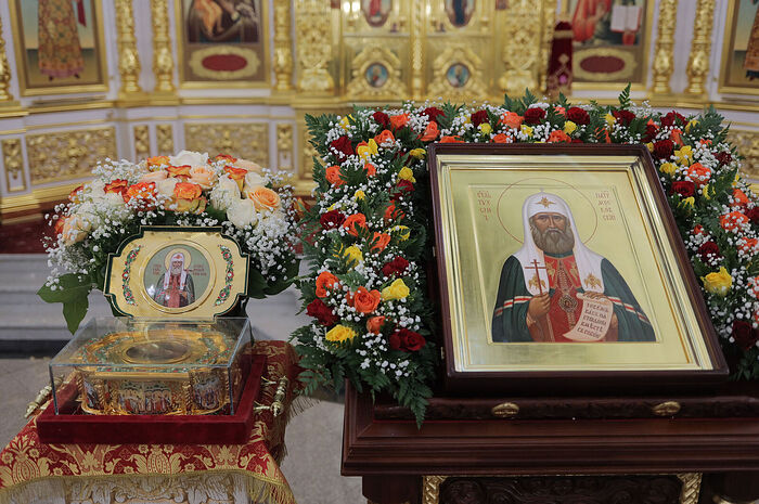 В Костроме встретили ковчег с мощами святителя Тихона, Патриарха Московского