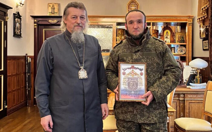 1 Славянская бригада благодарит Белгородскую и Старооскольскую епархию