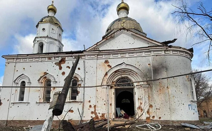На территории пяти районов Курской области повреждены 23 храма, два из них разрушены до основания