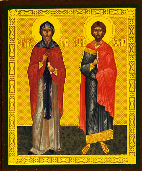 Чудотворцы и бессребреники Кир и Иоанн, мученица Афанасии и три дочери ее: Феоктиста, Феодотия и Евдоксия  