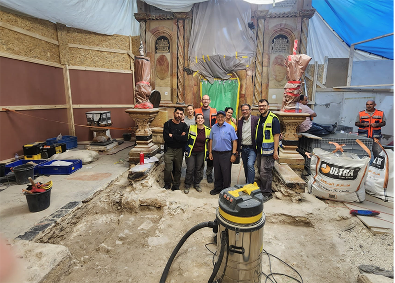 Последние археологические раскопки на поле Обходной галереи (Деамбулатория) в пресвятом храме Воскресения – новые находки