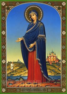 Молитва пред иконою Божией Матери «У источника» Пюхтицкой»