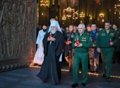 В Патриаршем соборе в честь Воскресения Христова — главном храме Вооруженных сил России прошла мемориальная акция «Свеча памяти»