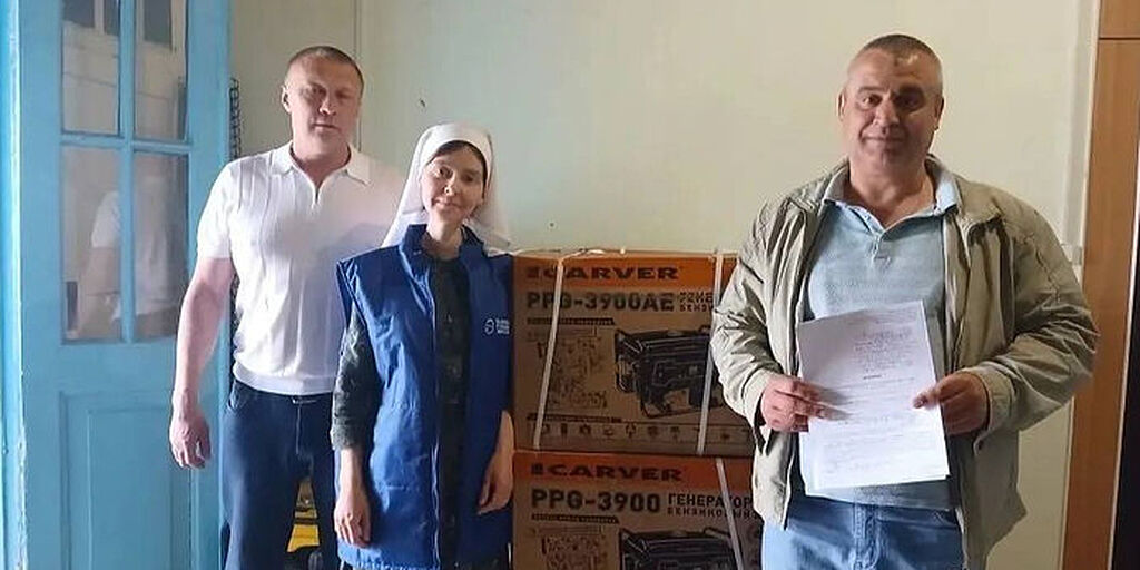 Сотрудники Патриаршей гуманитарной миссии передали помощь в Грайворон