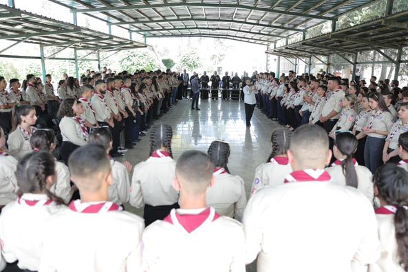 Общее собрание сирийских скаутов Сирии, проходящее в Алеппо