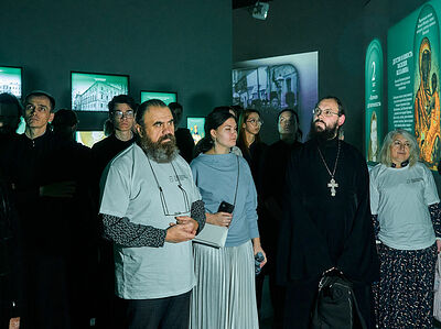 Состоялось открытие мультимедийной выставки «Голгофа Патриарха Тихона»