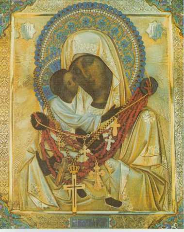 Владимирская Мироточивая икона Богородицы 