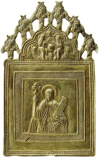 Великомученица Параскева Пятница (литая икона) 