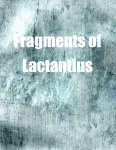 Fragments of Lactantius