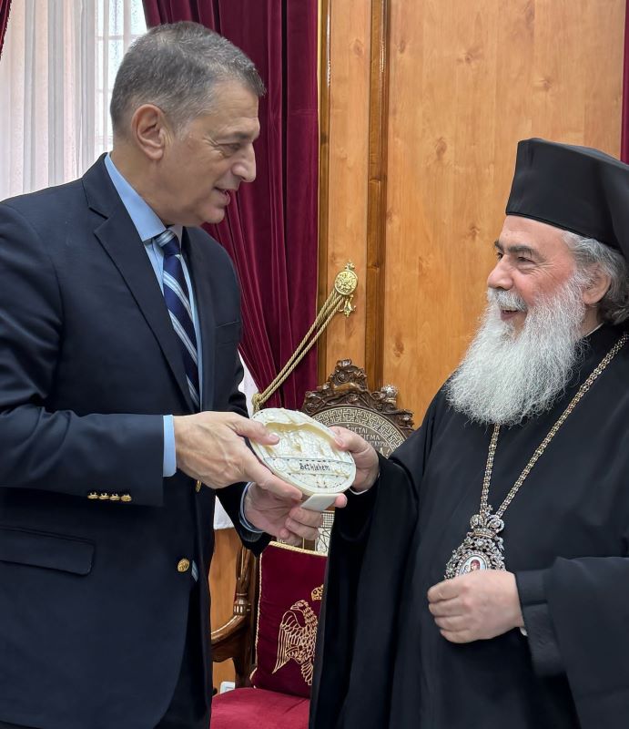 ВИЗИТ ГУБЕРНАТОРА АФОНА В ПАТРИАРХАТ