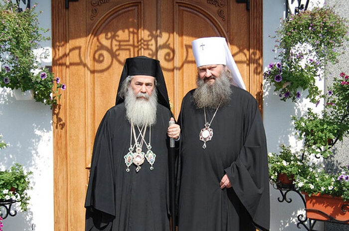 Иерусалимский Патриарх выразил поддержку наместнику Киево-Печерской лавры