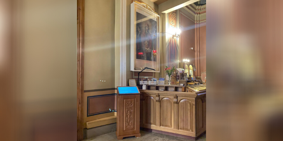 Электронный консультант в выборгском соборе