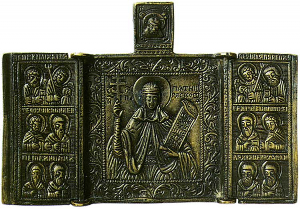 Великомученица Параскева Пятница (складень трехстворчатый)  