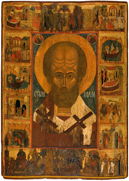 Николай Угодник, с житием (Ярославская) 
