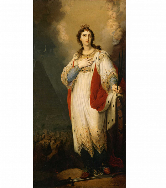 Великомученица Екатерина с пальмовой ветвью  