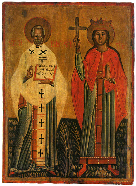 Великомученица Параскева Пятница с Николаем Чудотворцем  