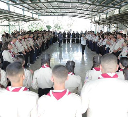 Общее собрание сирийских скаутов Сирии, проходящее в Алеппо