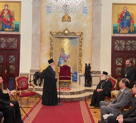 ВИЗИТ МИТРОПОЛИТА ДИМИТРИАДА В АЛЕКСАНДРИЙСКОМ ПАТРИАРХАТЕ
