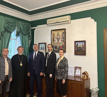 Председатель Синодального отдела по благотворительности встретился с президентом Всероссийского общества глухих