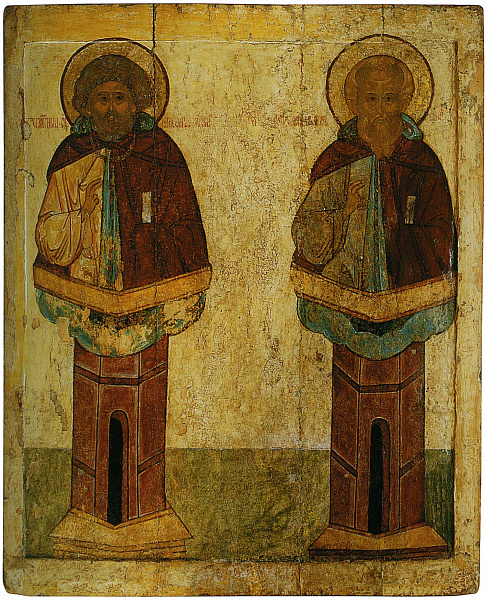 Преподобные Симеон Столпник и Даниил Столпник  