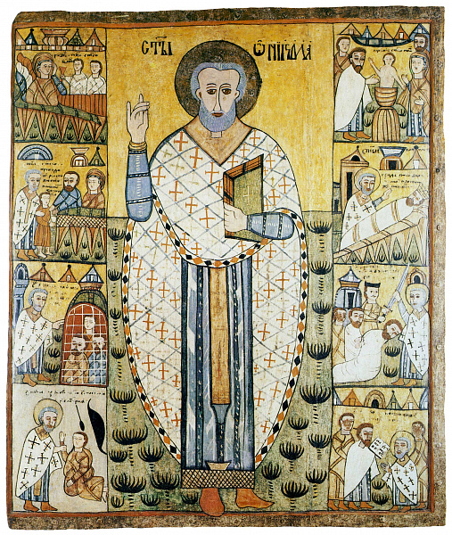 Святой Николай Чудотворец, с житием (Польская)  