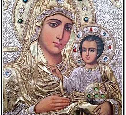 25 октября –память чудотворной Иерусалимской иконы Божьей Матери