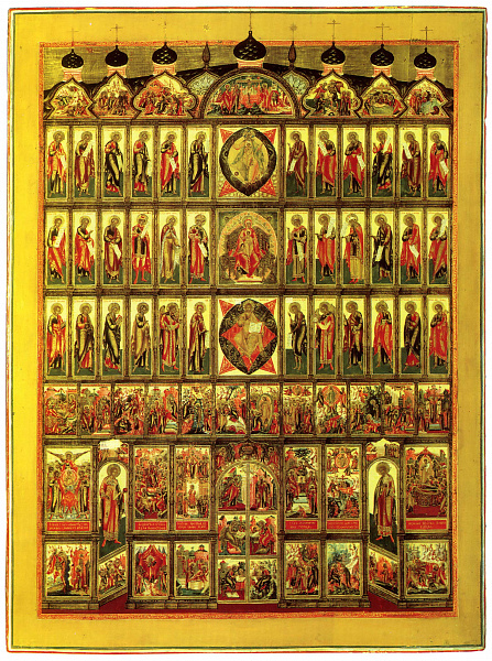 Икона-иконостас (Палех)