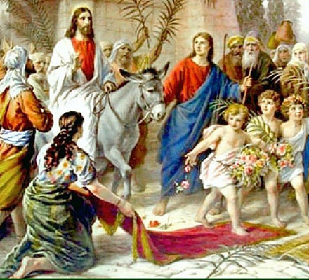 12. April Orthodoxe Christen feiern den Einzug des Herrn in Jerusalem