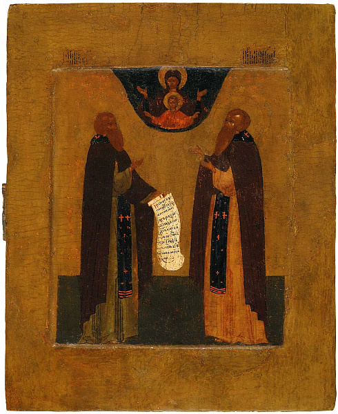 Преподобный Савватий и игумен Зосима Соловецкие  