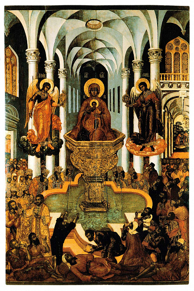 «Живоносный Источник», с сюжетом обретения