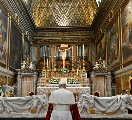 'Я так хотел приехать сюда': Папа Лев посещает Марианскую святыню под Римом