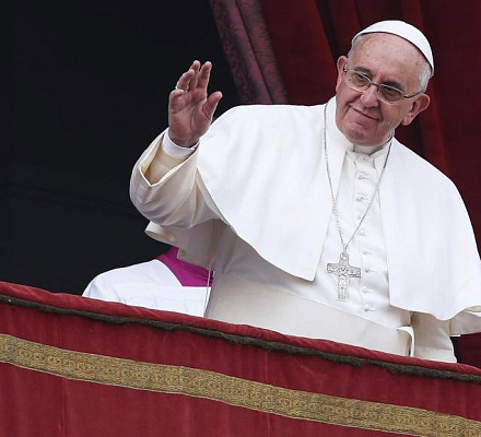 Der Papst gratulierte denen, die ihn im Mondkalender zum neuen Jahrestag treffen