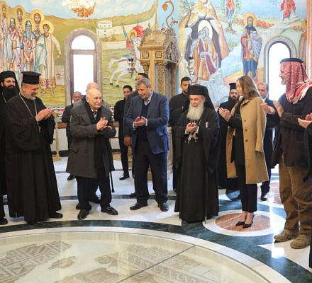 Открытие храма трех святителей в Дибине