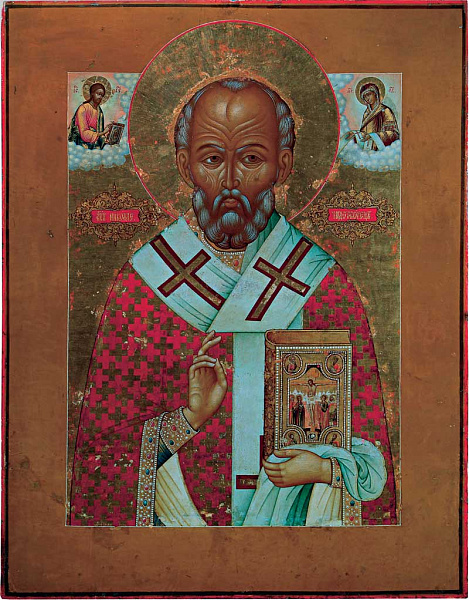 Николай Чудотворец, с Никейским чудом (Рыбинская)