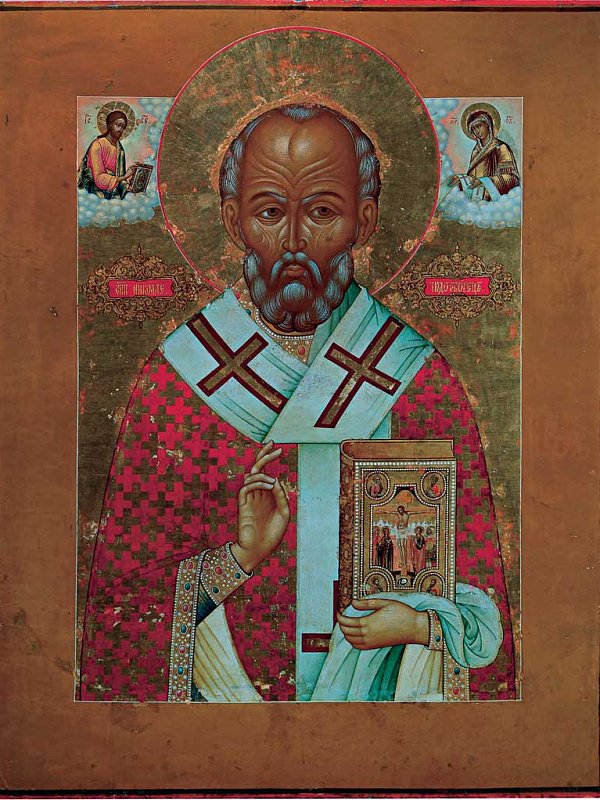 Николай Чудотворец, с Никейским чудом (Рыбинская)