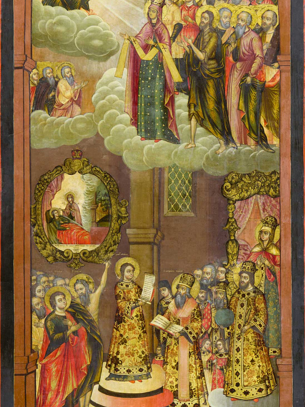 Покров Пресвятой Богородицы, в окладе (Хлынов)  